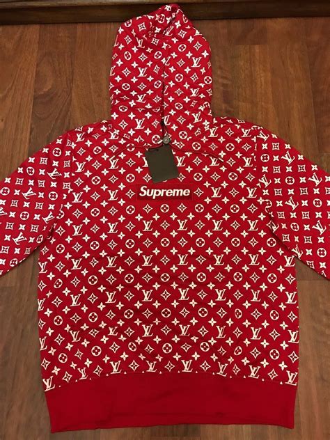 authentic louis vuitton supreme hoodie.